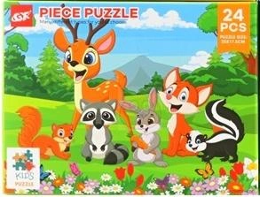 PUZZLE S MOTIVEM ZVÍŘÁTEK 
