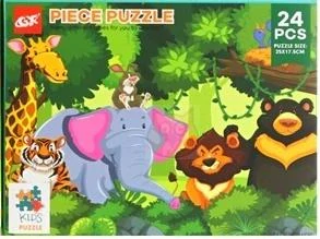 PUZZLE S MOTIVEM ZVÍŘÁTEK 