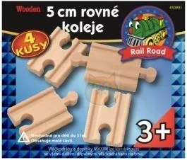 Maxim 5 cm rovné koleje - spojky 4 ks